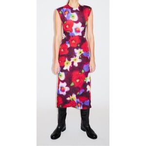 ZARA ~Floral Print Dress (NWOT)